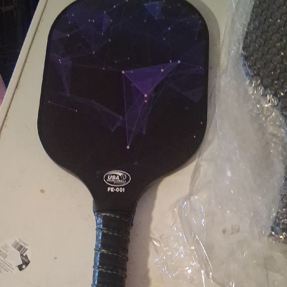 Pickleball Set 2-Pack - USA Pickleball Approved Fiberglass Paddles - Galaxy - Picture 1 of 5